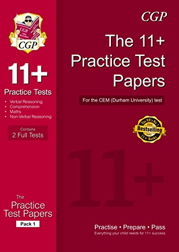 11+ Practice Papers for the CEM Test - Pack 1 (CGP 11+ CEM) von Coordination Group Publications Ltd (CGP)